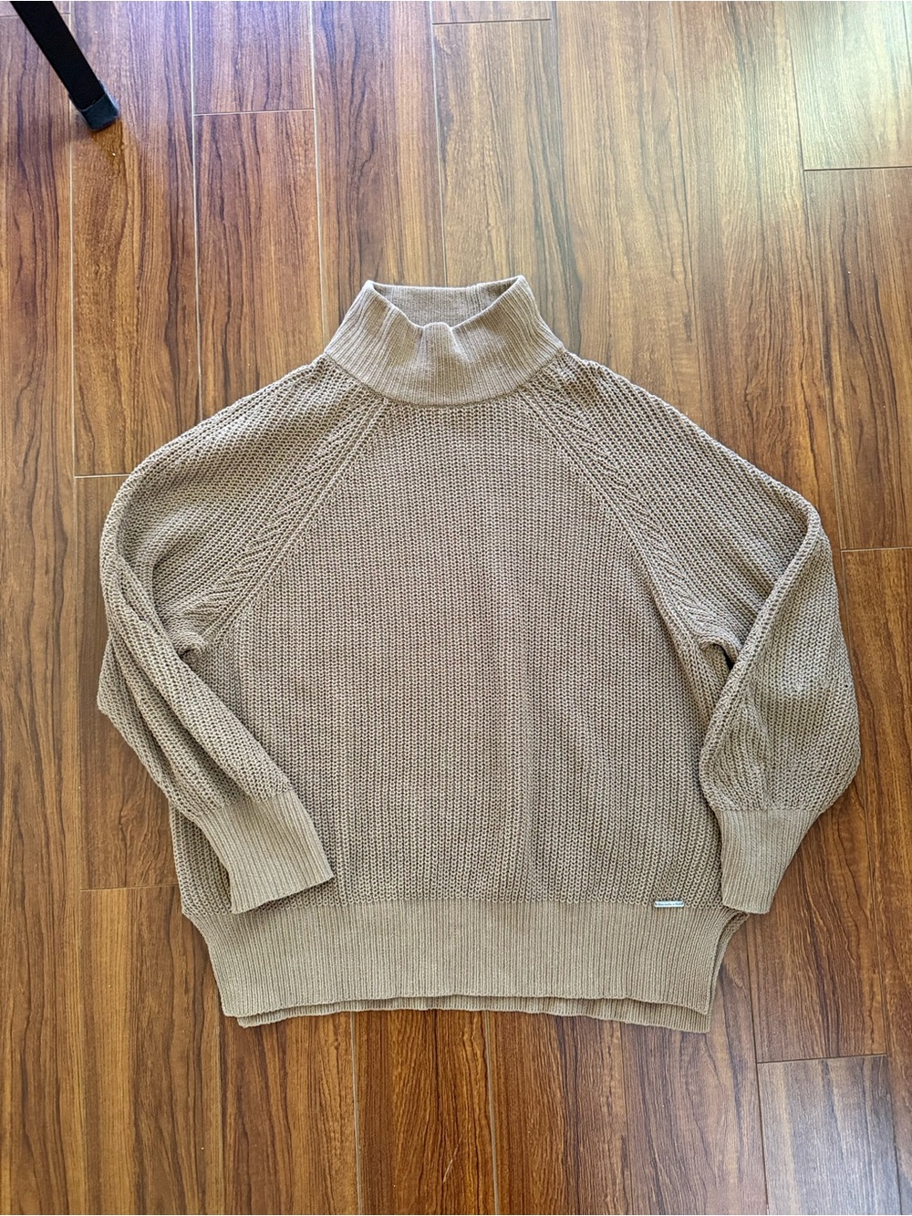 A&F XS Oversized Chenille Mockneck Sweater
